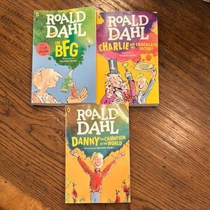 Roald Dahl set of three books.